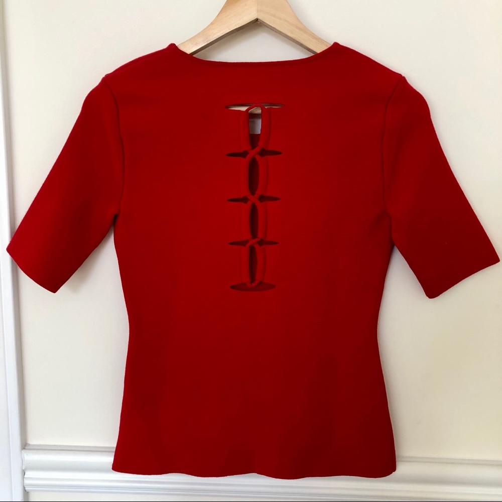 ALEXANDER WANG vermillion shirt